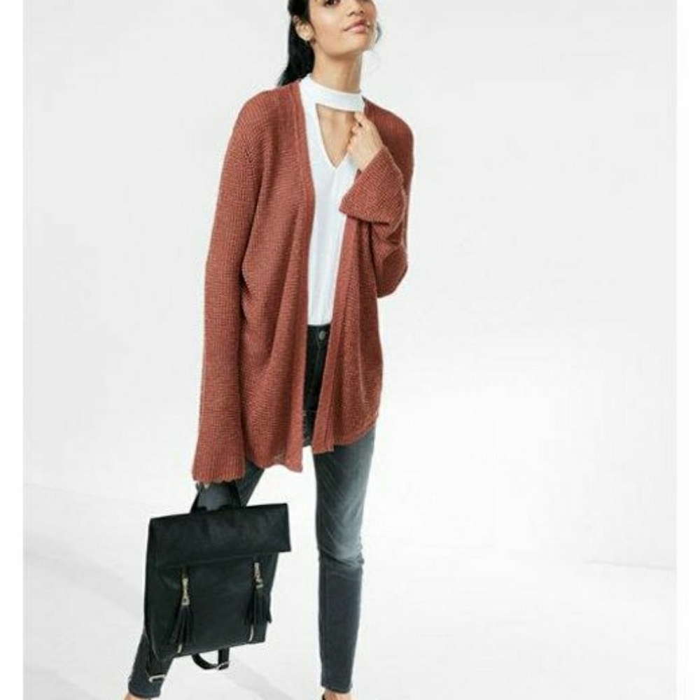 Express Thermal Bell Sleeve Cardigan